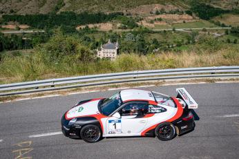 Xavier Domènech-Daniel Muntadas (Porsche 997 GT3 MKI). 5è Rallysprint de la Cerdanya, guanyadors (Foto: Josep Maria Montaner)
