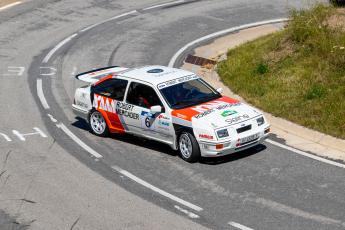 Jordi Ventura-Josep Autet (Ford Sierra RS Cosworth). Rallysprint de la Cerdanya 2020 (Foto: Gerard Ventura)