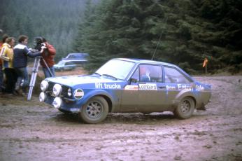 Hannu Mikkola-Arne Hertz (Ford Escort RS 1800). Lombard RAC Rally 1979 (Archivo JAS)