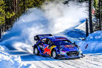 Ott Tänak-Martin Jarveoja (Ford Puma Hybrid Rally1). Rally Suecia 2023, ganadores