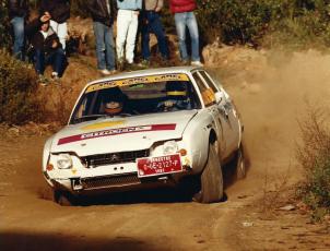 Agustí Boix-Toni Romero (Citroën CX 2400). Rallysprint de Quart 1986 / Foto: Joan Aymamí