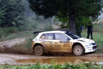 Nil Solans-Claudio Ribeiro Leite (Skoda Fabia R5). Rally Terra da Auga (Foto: Javier Figueiredo)