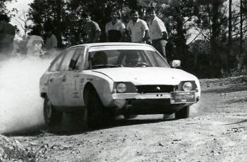 Agustí Boix - Toni Romero (Citroën CX). Rallye Sprint Tamariu 1985 (Foto: Arxiu Romero)