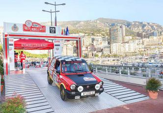 Antonio Arderiu – Luis Góngora (Autobianchi A-112 Abarth). Rallye Monte-Carlo Historique 2024 (Foto: Réné Official Ph)