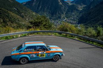 Joan Carranca-Sònia Carranca (BMW 2002 Touring). Ral·li d'Andorra Històric 2018