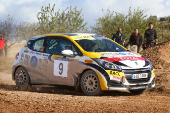 Luka Larrosa-Brigitte Saurí (Peugeot 208). Ral.li Tàrrega 2019