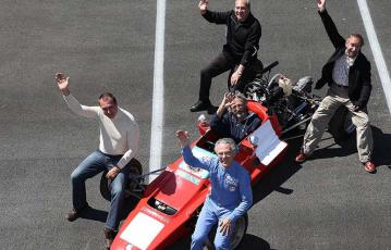 Espíritu de Montjuïc 2012: Miquel Molons, Salvador Cañellas, Hansi Babler, Pere Nogués, Federico van der Hoeven (Foto: archivo JAS)