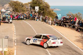 Jordi Ventura-Josep Autet (Ford Sierra RS Cosworth). Rally Lloret de Mar 2022 (Foto: Letsfilm Studio)