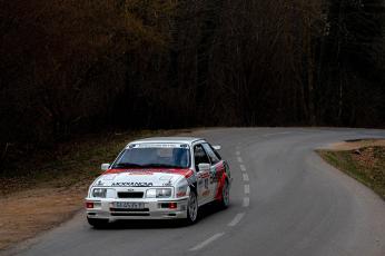 Jordi Ventura – Josep Autet (Ford Sierra RS Cosworth). Rally Costa Brava 2023 (Foto: Josep Maria Montaner)