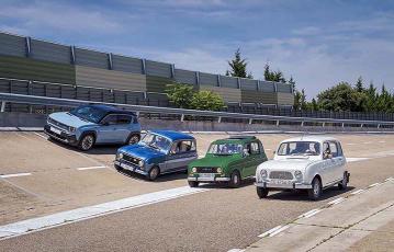 Pasado y presente del Renault 4 se encuentran en el Centro de I+D+I de Valladolid