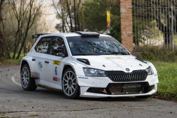 Miguel Díaz-Diego Sanjuan (Škoda Fabia R5). 1r RallySprint RACC, vencedores (Foto: Albert San Andrés)