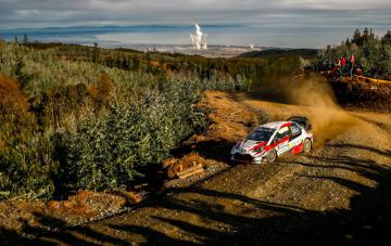 Ott Tänak-Martin Järveoja (Toyota Yaris WRC). Chile 2019