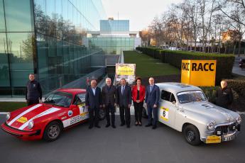 Presentación del 4t Rally Catalunya Històric-Rally de les Caves en la sede central del RACC