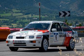 Jordi Ventura-Josep Autet (Ford Sierra RS Cosworth). 5è Rallysprint de la Cerdanya (Foto: Josep Maria Montaner)