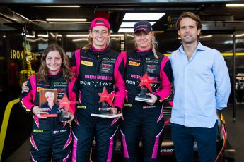 Doriane Pin, Sarah Bovy, Michelle Gatting y Andy Soucek. Festival de la Velocidad de Barcelona 2021