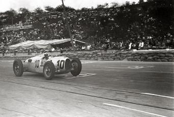 Hans Stück von Villiez (Auto-Union). Gran Premio de Lasarte, 22 de septiembre de 1935