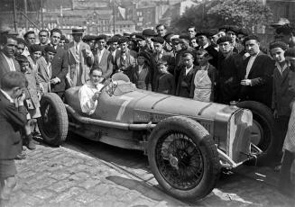 Benoist (Delage). Circuito de Lasarte, G.P. de Europa 1926 (Foto: Archivo Elberdin)