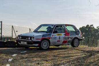 Jordi Ventura-Josep Autet (Volkswagen Golf GTI 16V). 1r RallySprint RACC (Foto: Albert San Andrés)