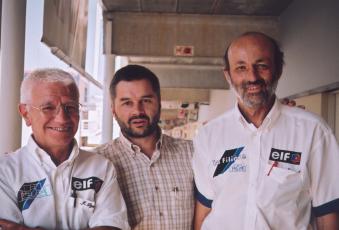 Jaume Figuerola, Josep Autet i Henri Pescarolo / Rosa Tantiñà