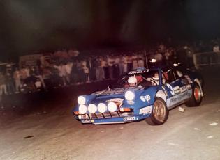 Antonio Zanini-Josep Autet (Ferrari 308 GTB). Gran Canaria 1985 / Foto: Joan Aymamí