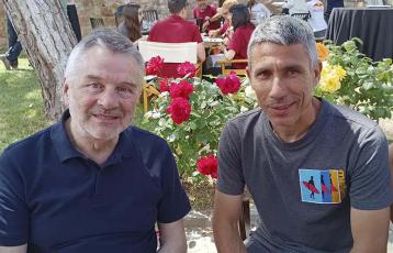 Josep Autet y Cándido Carrera, 2025 (Foto: Josep Maria Vidal)