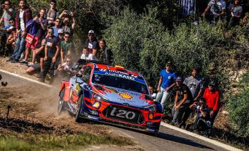 Dani Sordo-Carlos del Barrio (Hyundai i20 Coupé WRC). RallyRACC 2019
