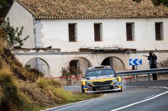 José Antonio Suárez-Alberto Iglesias (Škoda Fabia R5 Evo). Rallye La Nucía