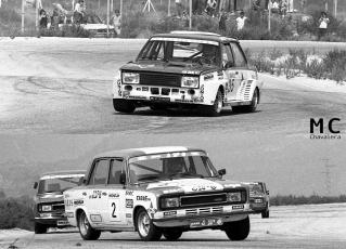 Luis Miguel Arias (Fiat 131 grupo 5, 1981, Seat 124-1800, 1979) Fotos: Mario Chavalera