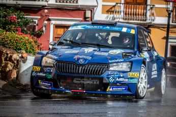 Nil Solans-Xavier Moreno (Skoda Fabia Rally2 Evo). Rally Islas Canarias 2020 (Foto: ERC)
