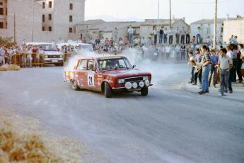 Sergi Beltran - Víctor Capdevila (Seat 124-1800), Critèrium del Berguedà 1983 (Emili Giró)