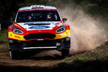 Jan Solans-Mauro Barreiro (Ford Fiesta R5). Rally Italia-Cerdeña 2020